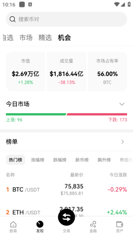 bitcoin交易所 6.137.0 最新版 2